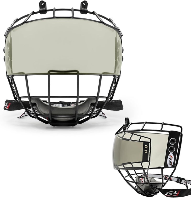 GY Hockey Helmet Cage & Face Shield Protector Combo Ice Hockey Full Face Shield Junior & Youth - Image 1